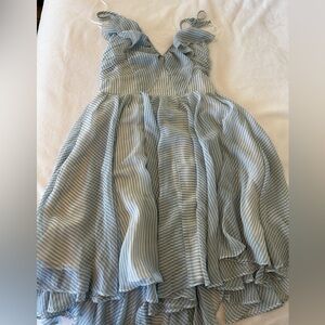 Guess size 4 blue and white dress